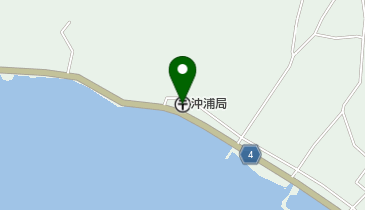 沖浦郵便局の地図画像