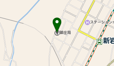 御庄郵便局の地図画像