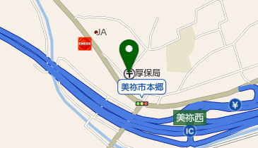 厚保郵便局の地図画像