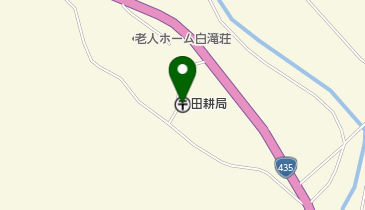田耕郵便局の地図画像