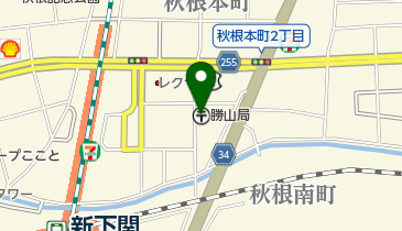 勝山郵便局の地図画像
