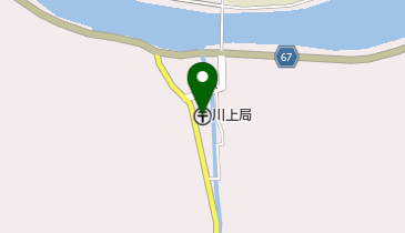 川上郵便局の地図画像