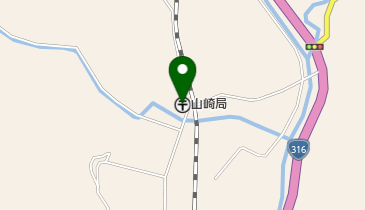 山崎郵便局の地図画像