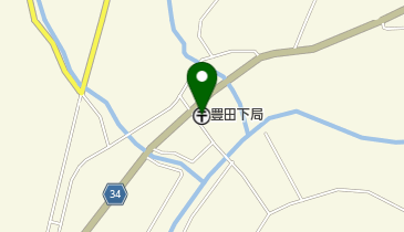 豊田下郵便局の地図画像