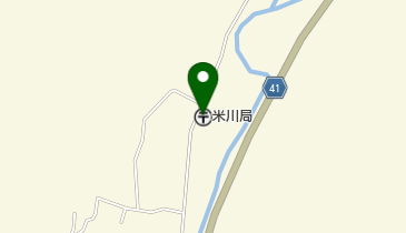 米川郵便局の地図画像