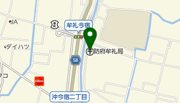 防府牟礼郵便局の地図画像