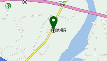渡場郵便局の地図画像
