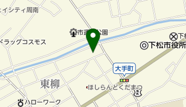 下松東柳郵便局の地図画像