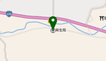 麻生郵便局の地図画像