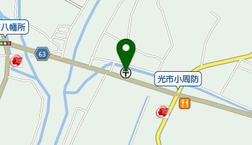 周防郵便局の地図画像