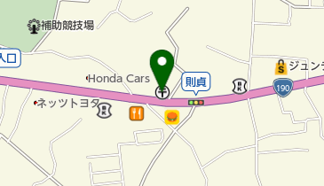 宇部則貞郵便局の地図画像