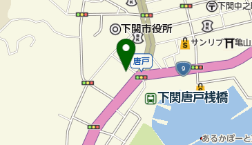 下関南部町郵便局の地図画像