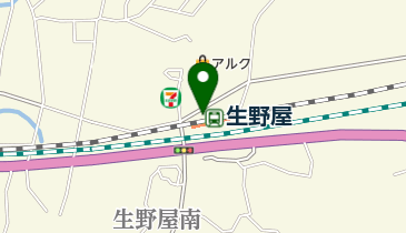 下松生野屋郵便局の地図画像