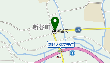 新谷郵便局の地図画像