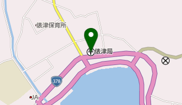 俵津郵便局の地図画像