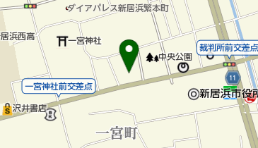 新居浜郵便局の地図画像