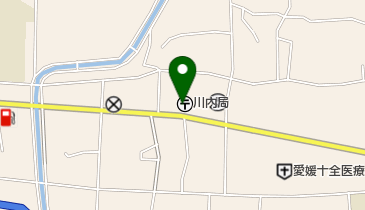 川内郵便局の地図画像