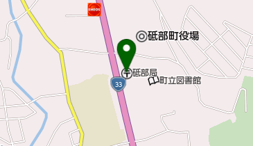 砥部郵便局の地図画像