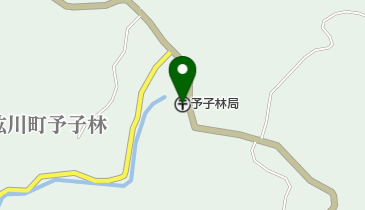 予子林郵便局の地図画像