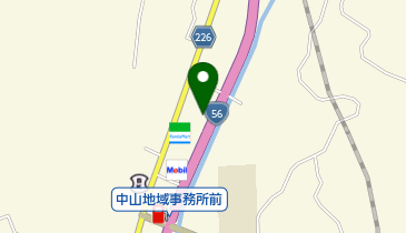 中山郵便局の地図画像