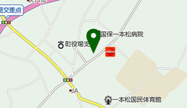 一本松郵便局の地図画像