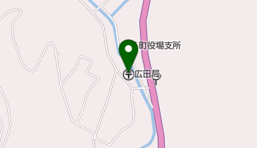 広田郵便局の地図画像