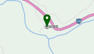 加茂郵便局の地図画像