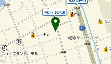 新居浜若水郵便局の地図画像