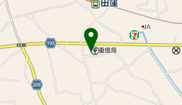 重信郵便局の地図画像
