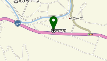 喜木郵便局の地図画像