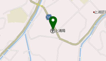 上浦郵便局の地図画像