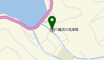 八幡浜川名津郵便局の地図画像