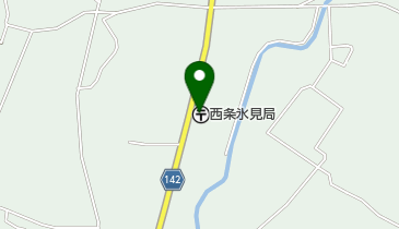西条氷見郵便局の地図画像