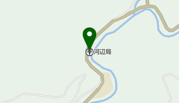 河辺郵便局の地図画像