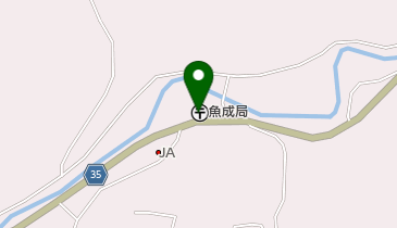 魚成郵便局の地図画像