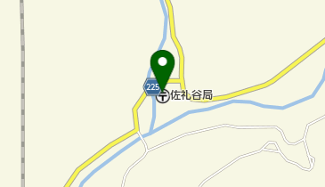 佐礼谷郵便局の地図画像