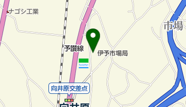 伊予市場郵便局の地図画像