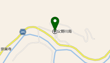 父野川郵便局の地図画像