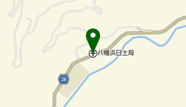 八幡浜日土郵便局の地図画像