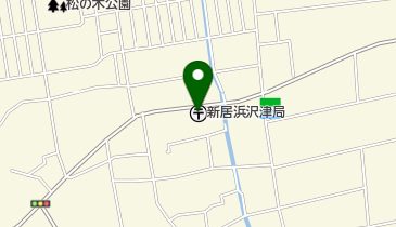 新居浜沢津郵便局の地図画像