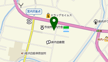 宮内簡易郵便局の地図画像