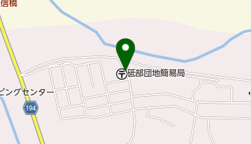 砥部団地簡易郵便局の地図画像