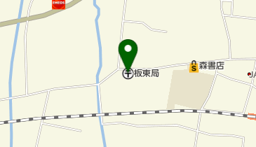 板東郵便局の地図画像