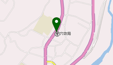 穴吹郵便局の地図画像