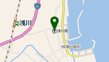 浅川郵便局の地図画像