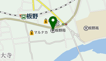 板野郵便局の地図画像