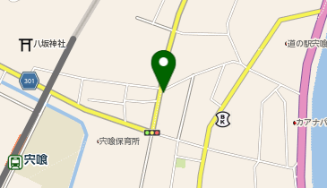 宍喰郵便局の地図画像