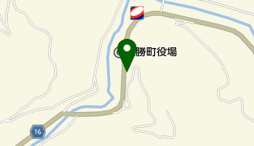 上勝郵便局の地図画像