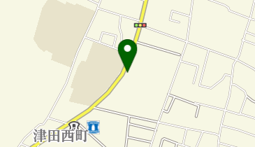 徳島津田町郵便局の地図画像