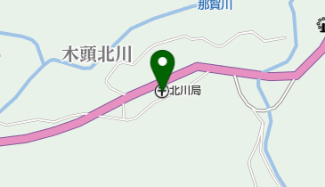 北川郵便局の地図画像